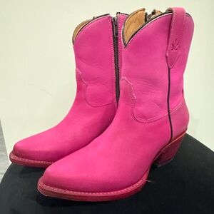 MEZCALERO Vienna Pink Cowgirl Boots